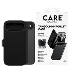 CARE by PanzerGlass Tango 2 in 1 Wallet Case MagSafe Apple iPhone Air - Schwarz