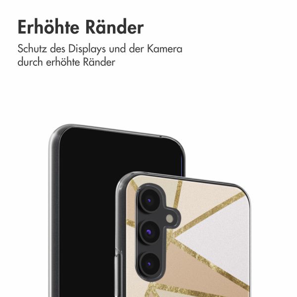 imoshion  Design Hülle für das Samsung Galaxy A54 - Graphic Beige