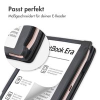 imoshion Klapphülle Sleepcover mit strap und stand Pocketbook Era Color - Schwarz