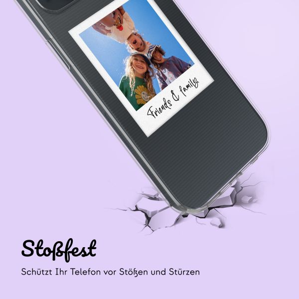 Personalisierte Hülle mit Polaroid iPhone 13 - Transparent