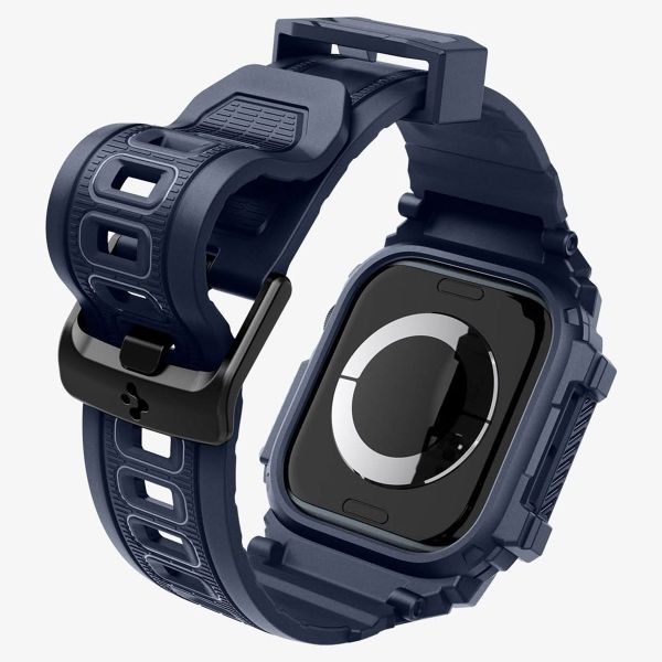 Spigen Rugged Armor™ Pro Case für Apple Watch 10 - 46 mm - Navy Blue