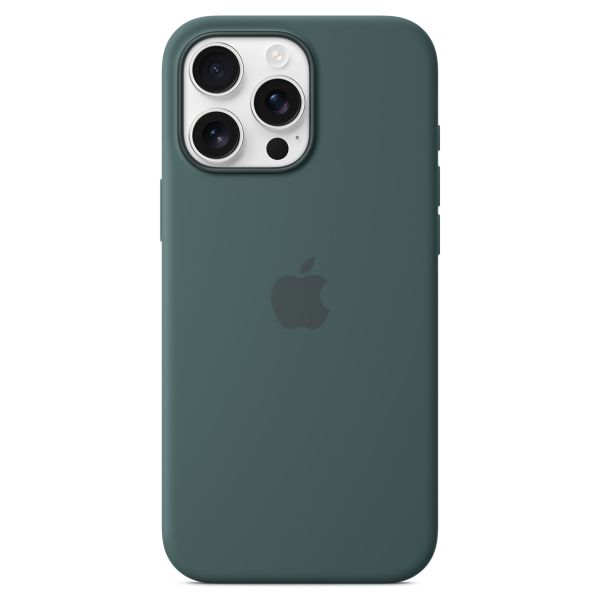 Apple Silikon-Case MagSafe für das Apple iPhone 16 Pro Max - Lake Green