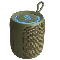 Selencia AquaPlay Bluetooth-Lautsprecher - Drahtloser Lautsprecher - Wasserdicht - Army Green