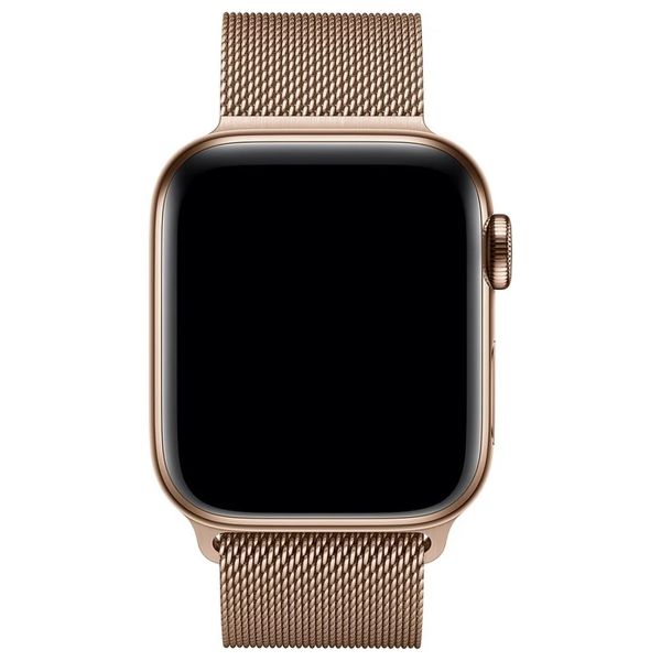 Apple Mailänder Fitness-Armband für Apple Watch Series 1 bis 10 / SE / Ultra (2) (44/45/46/49 mm) - Gold