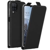 Accezz Flip Case Samsung Galaxy A12 - Schwarz