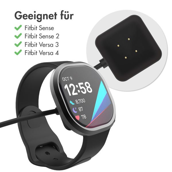 imoshion USB-A-Ladekabel für Fitbit Versa 4 / Versa 3 / Sense 2 / Sense - 0,5 Meter