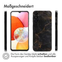 imoshion Design Hülle Samsung Galaxy A14 (5G/4G) - Black Marble