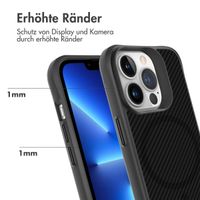 imoshion Rugged Hybrid Carbon Case mit MagSafe für das iPhone 13 Pro - Schwarz