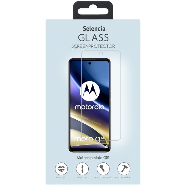 Selencia Screen Protector aus gehärtetem Glas Motorola Moto G51