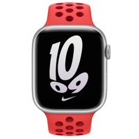 Apple Nike Sport Band für das Apple Watch Series 1 bis 10 / SE / Ultra (2) (44/45/46/49 mm) - Bright Crimson / Gym Red