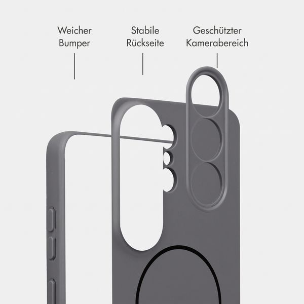 Accezz Grip Backcover mit MagSafe Samsung Galaxy S26 Ultra - Grau