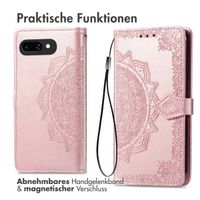 imoshion Mandala Klapphülle für das Google Pixel 9a - Rose Gold