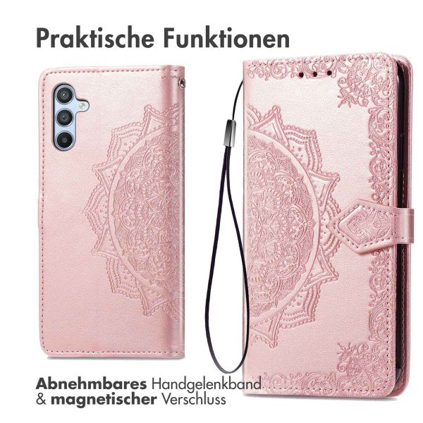 imoshion Mandala Klapphülle für das Samsung Galaxy A54 (5G) - Rose Gold