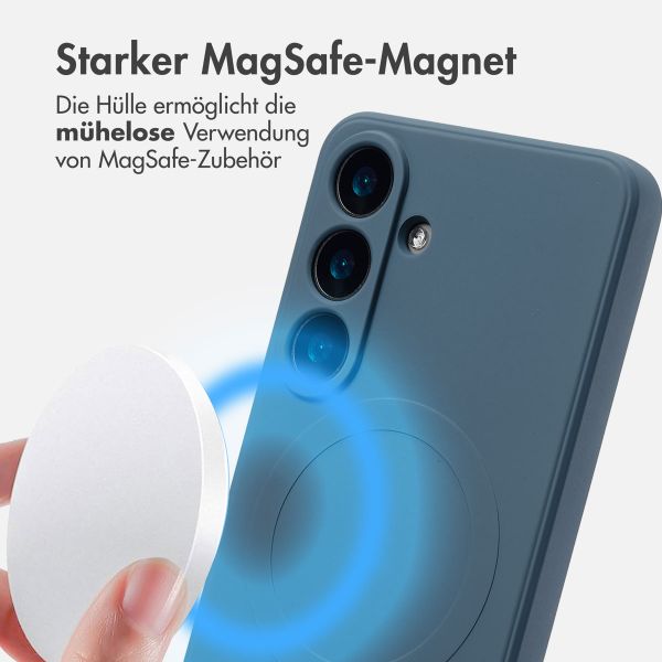 imoshion Color Back Cover mit MagSafe für das Samsung Galaxy S25 - Dunkelblau