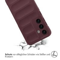 imoshion EasyGrip Back Cover für das Samsung Galaxy S24 Plus - Aubergine 