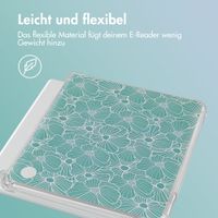 imoshion Design Clear Backcover Kobo Libra Colour - Botanica