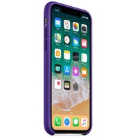 Apple Silikon-Case Ultra Violet für das iPhone X