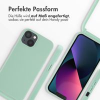 imoshion SilikonHülle mit Band Apple iPhone 13 - Mintgrün
