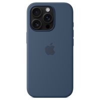 Apple Silikon-Case MagSafe für das iPhone 16 Pro - Denim