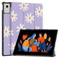 imoshion Design Trifold Klaphülle Lenovo Idea Tab Plus - Flowers Distance