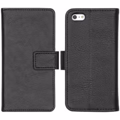 imoshion Luxuriöse Klapphülle Apple iPhone SE (2016) / 5 / 5s - Schwarz