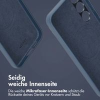 Accezz 2-in-1 Klapphülle aus Leder mit MagSafe für das Samsung Galaxy S23 FE - Nightfall Blue