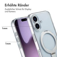 Accezz Ring Stand Backcover mit MagSafe Apple iPhone 17 - Transparent