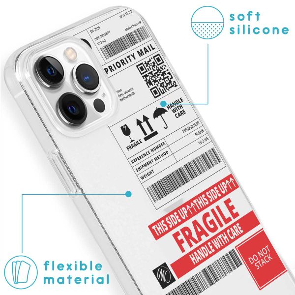 imoshion Design Hülle für das iPhone 13 Pro - Shipping label