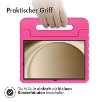 imoshion Schutzhülle mit Handgriff kindersicher für das Samsung Galaxy Tab A9 Plus - Rosa