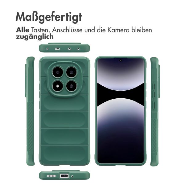 imoshion EasyGrip Backcover Xiaomi Redmi Note 14 Pro (5G) - Dunkelgrün