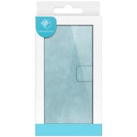 imoshion Luxuriöse Klapphülle Apple iPhone 12 (Pro) - Hellblau