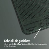 Accezz Magnetischer Lederkartenhalter - Geeignet für Apple Find My - Cedar Green