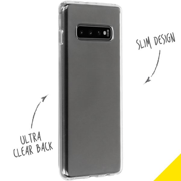 Clear TPU Backcover Samsung Galaxy S10 Plus - Transparent