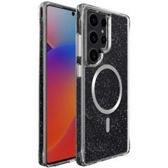 imoshion Klare Glitter Backcover mit MagSafe Samsung Galaxy S25 Ultra - Silber