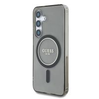 Guess MagSafe IML Glitter Gradient Case für das Samsung Galaxy S25 - Black
