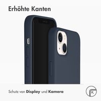 Accezz Liquid Silikoncase mit MagSafe für das iPhone 13 - Dunkelblau