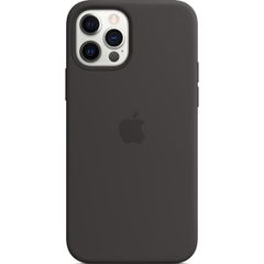 Apple Silikon-Case MagSafe iPhone 12 Pro Max - Black