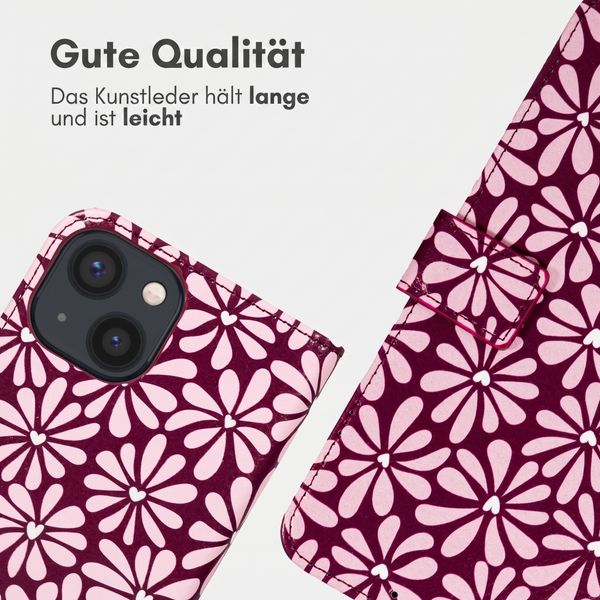 imoshion Design Klapphülle Apple iPhone 13 - Bloom Love Blush
