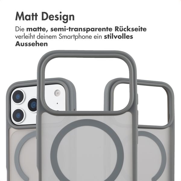 imoshion Color Guard Back Cover mit MagSafe Apple iPhone 17 Pro - Grau
