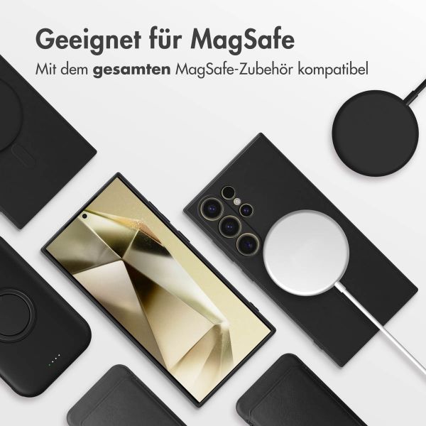 imoshion Color Back Cover mit MagSafe Samsung Galaxy S24 Ultra - Schwarz