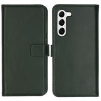 Selencia Echtleder Klapphülle Samsung Galaxy S23 - Grün