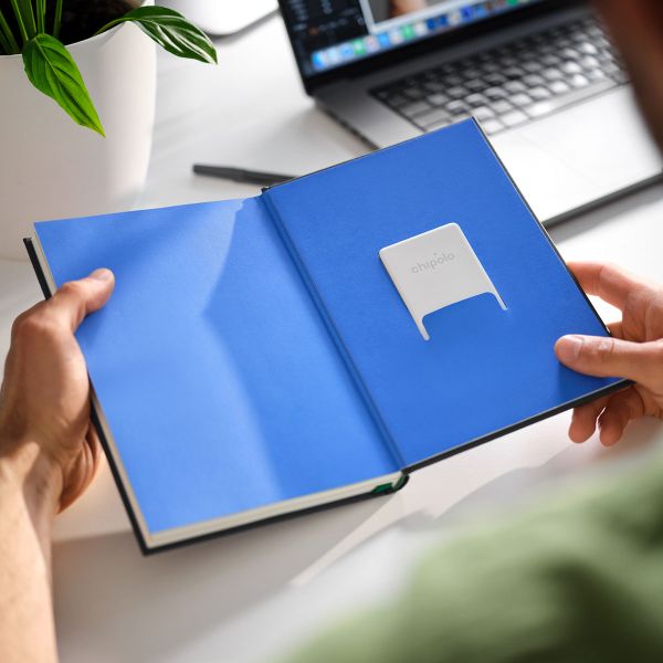 Chipolo Point Bundle – Bluetooth-Tracker für Android – 1x Tag & 1x Karte – Weiß