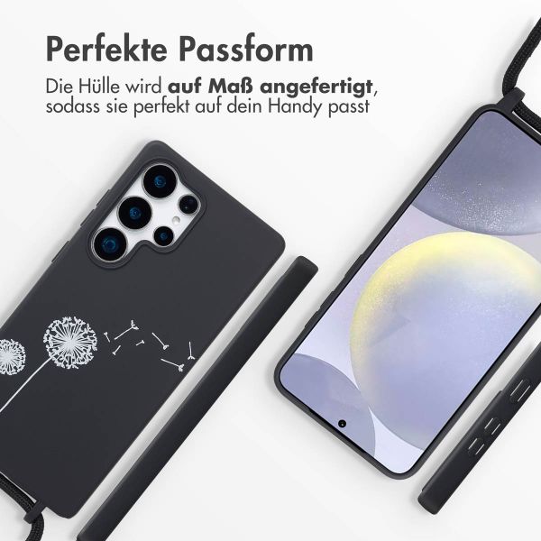 imoshion SilikonHülle design mit Band Samsung Galaxy S25 Ultra - Dandelion Black