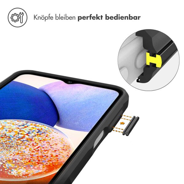 imoshion Rugged Hybrid Carbon Case Samsung Galaxy A15 (5G/4G) - Schwarz