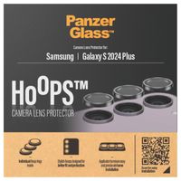 PanzerGlass Kameraprotektor Hoops Optic Rings für das Samsung Galaxy S24 Plus - Black