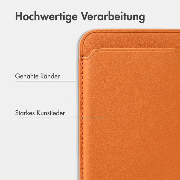 imoshion Magnetischer Kartenhalter - Geeignet für MagSafe - Orange