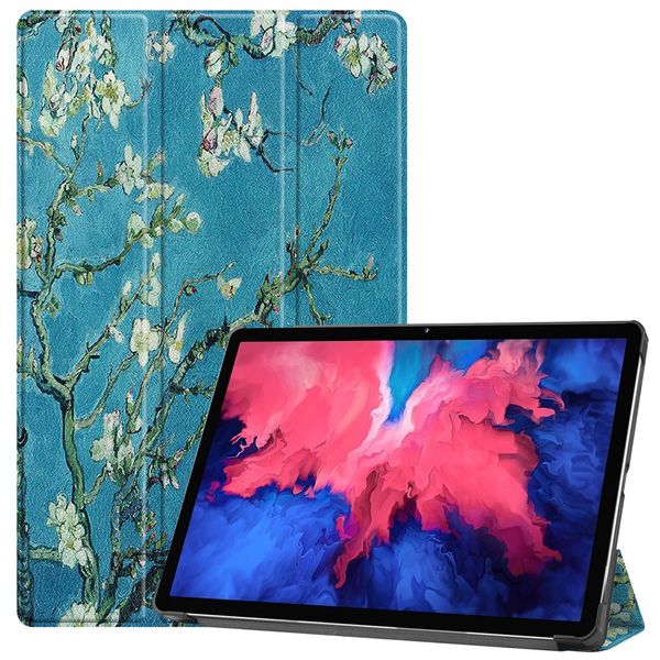 imoshion Design Trifold Klapphülle  Lenovo Tab P11 / P11 Plus - Green Plant