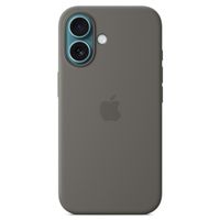 Apple Silikon-Case MagSafe für das Apple iPhone 16 - Stone Gray