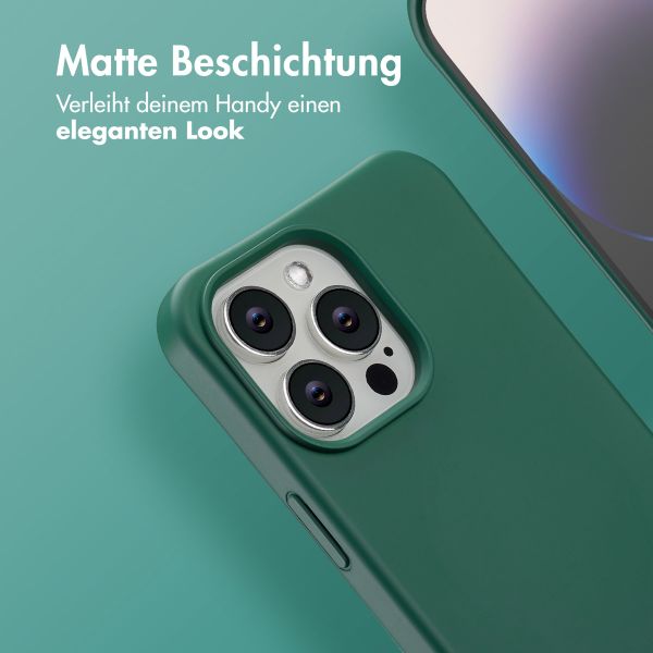 imoshion Color Backcover mit abnehmbarem Handykette und MagSafe Apple iPhone 14 Pro Max - Dunkelgrün