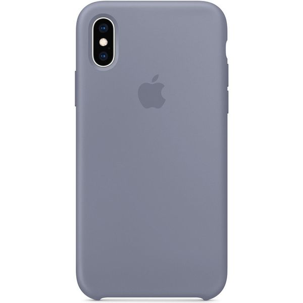 Apple Silikon-Case Lavender Gray für das iPhone Xs / X